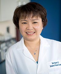 Dr. Bao-Ngoc Nguyen posing for a portrait