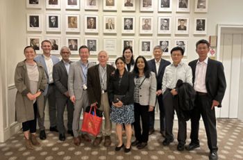 Dr. Weglicki and his peers after winning his award
